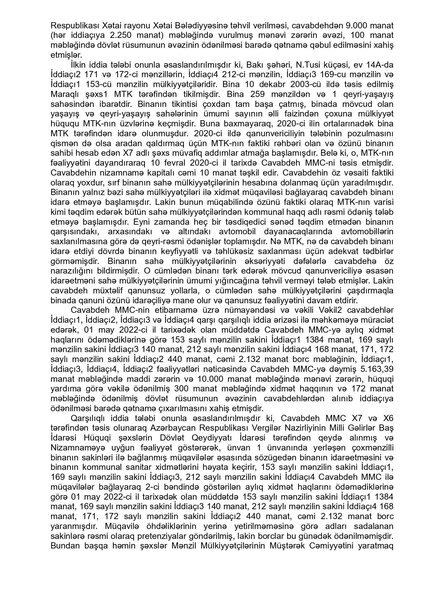 Bakıda tikinti şirkətləri çoxmənzilli binalardan çıxarılır