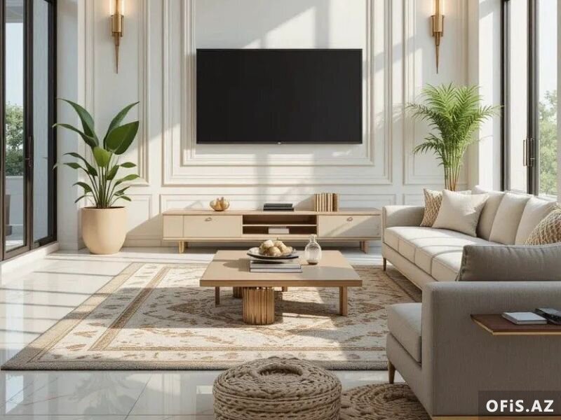 Qonaq otağı üçün divan və TV stend seçimi necə olmalıdır?