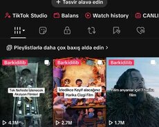 Gəncə, Tiktok hesabi satilir