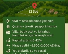 Qəbələ, Qəbələdə Premium Torpaq – Hava Limanına Yaxın