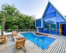 Lerik, Lerik 8 nəfərlik isti Hovuzlu A Frame ev Lh3